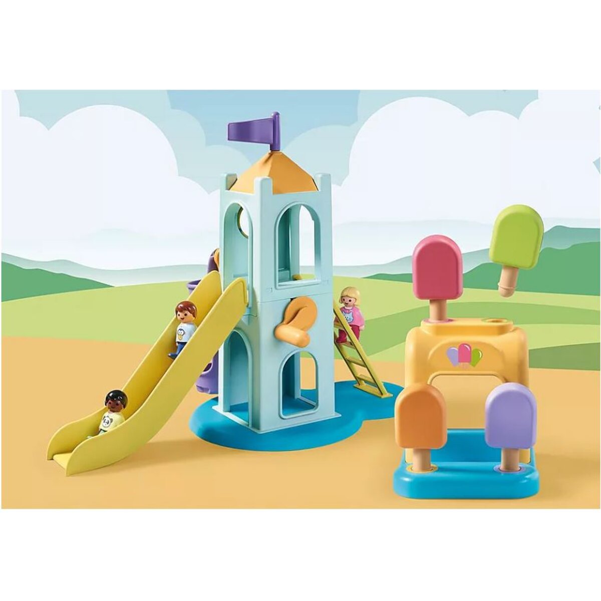 PLAYMOBIL® 71326 1.2.3: Erlebnisturm mit Eisstand