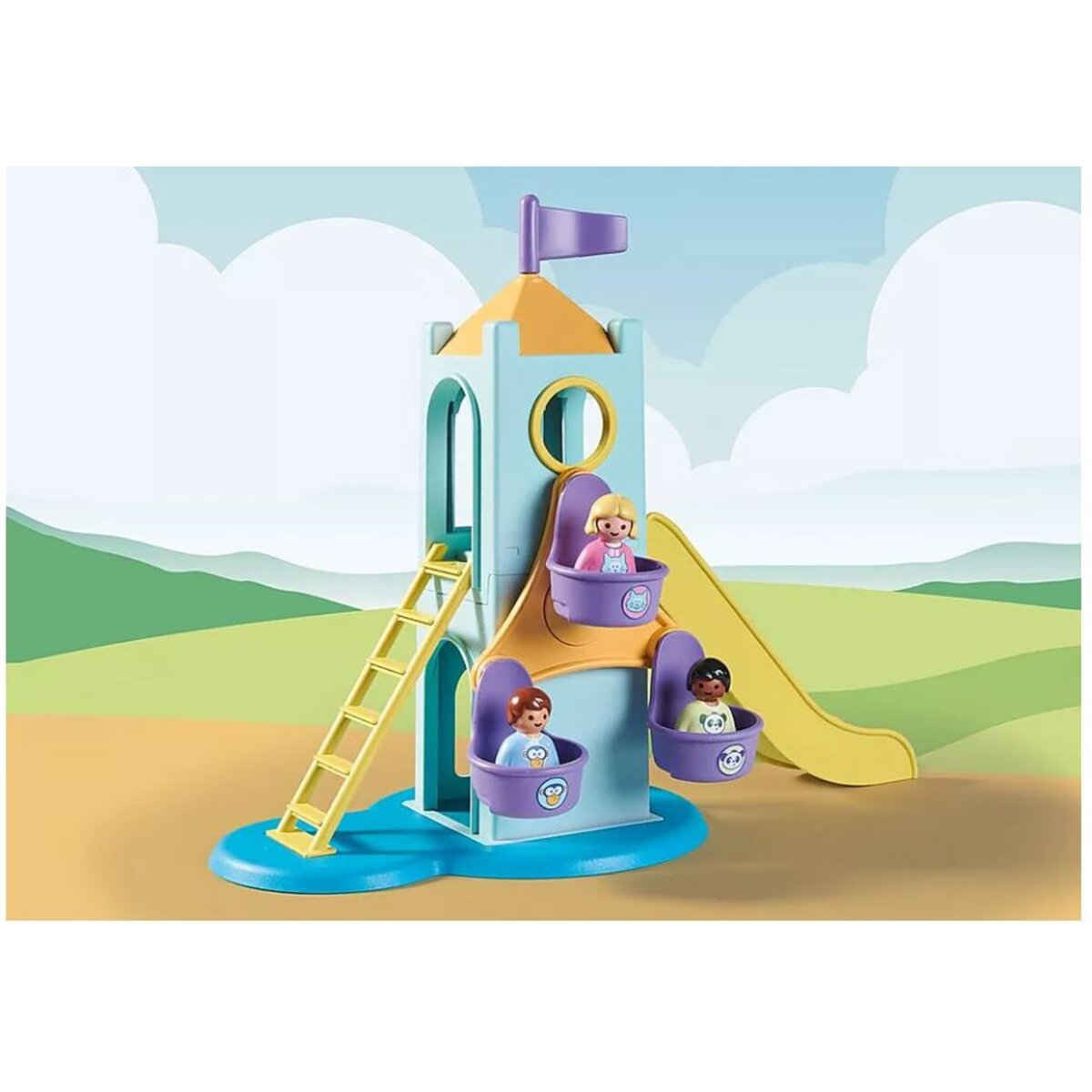 PLAYMOBIL® 71326 1.2.3: Erlebnisturm mit Eisstand