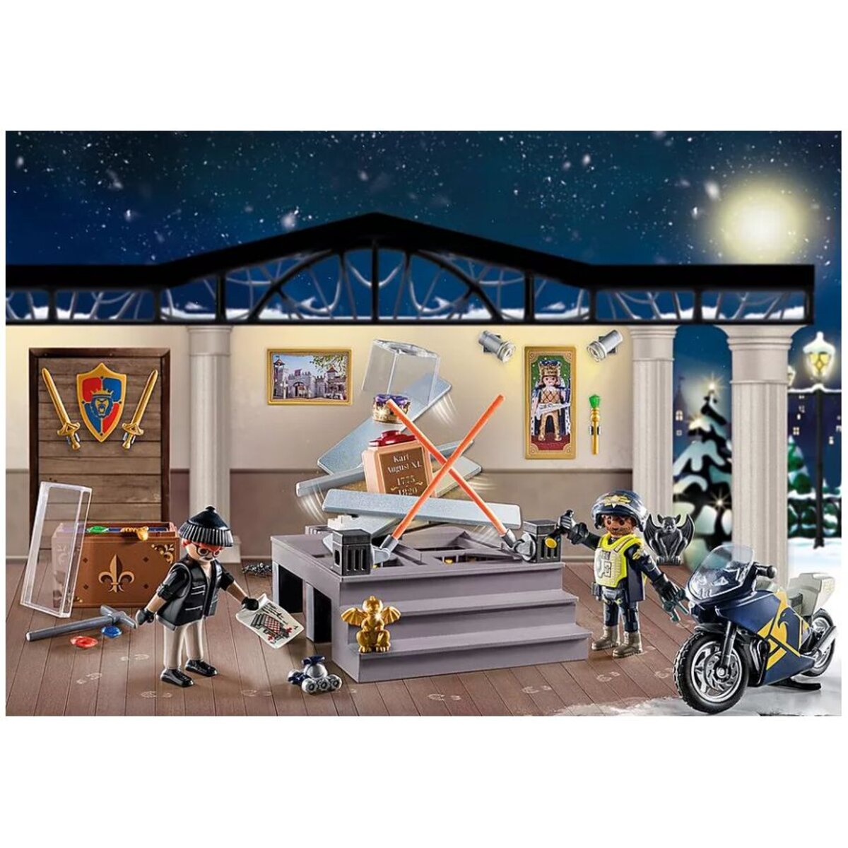 PLAYMOBIL® 71347 Adventskalender Polizei Museumsdiebstahl