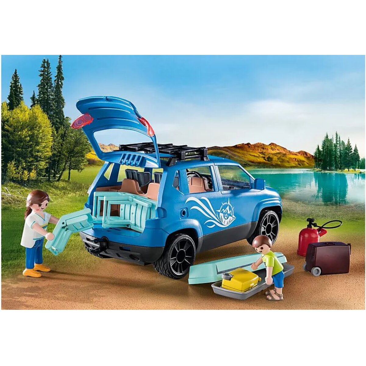 PLAYMOBIL® 71423 Family Fun - Wohnwagen mit Auto