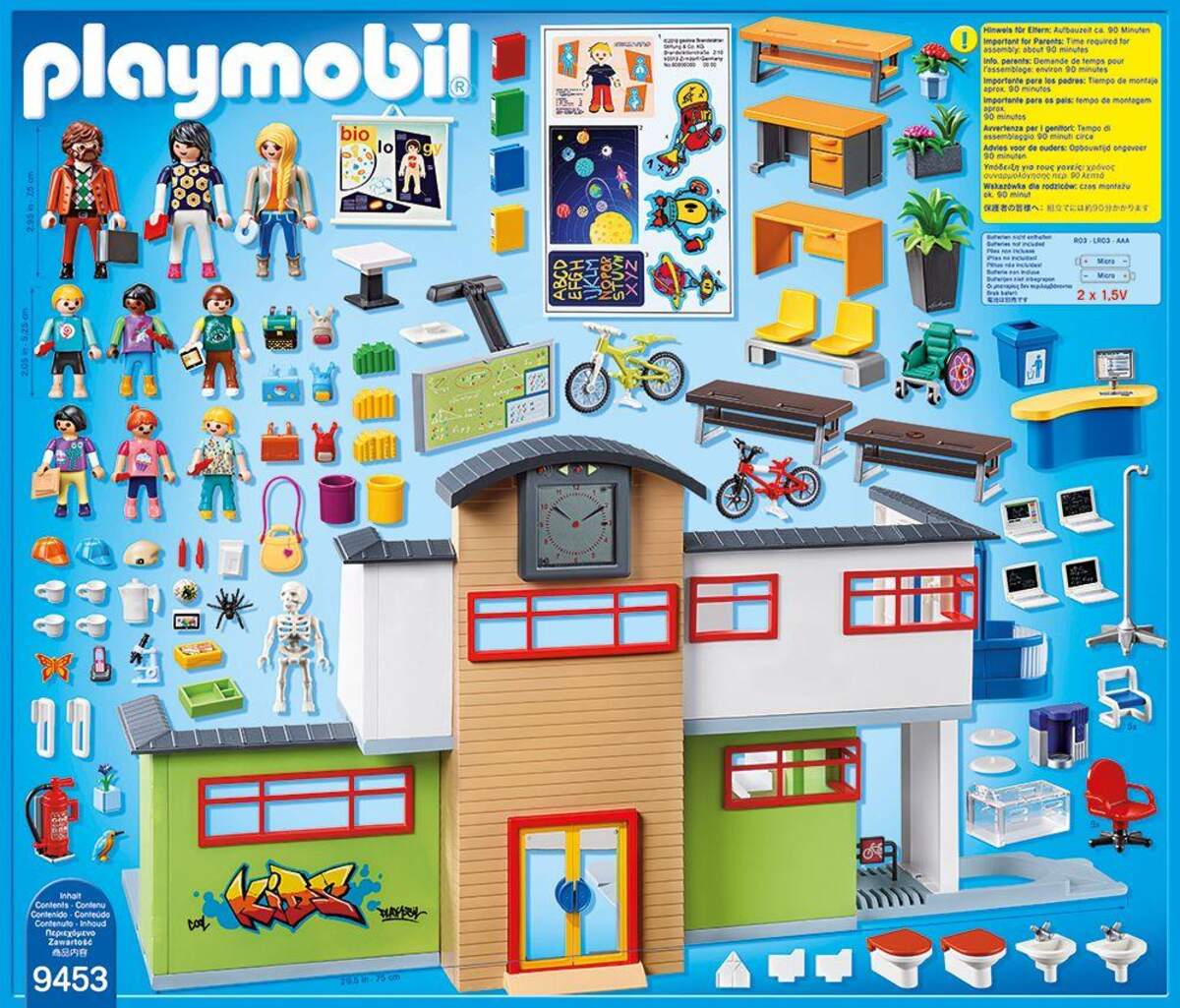 PLAYMOBIL® 9453 Große Schule mit Einrichtung