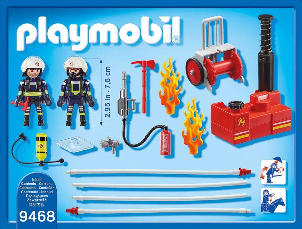 PLAYMOBIL® 9468 Feuerwehrmänner mit Löschpumpe