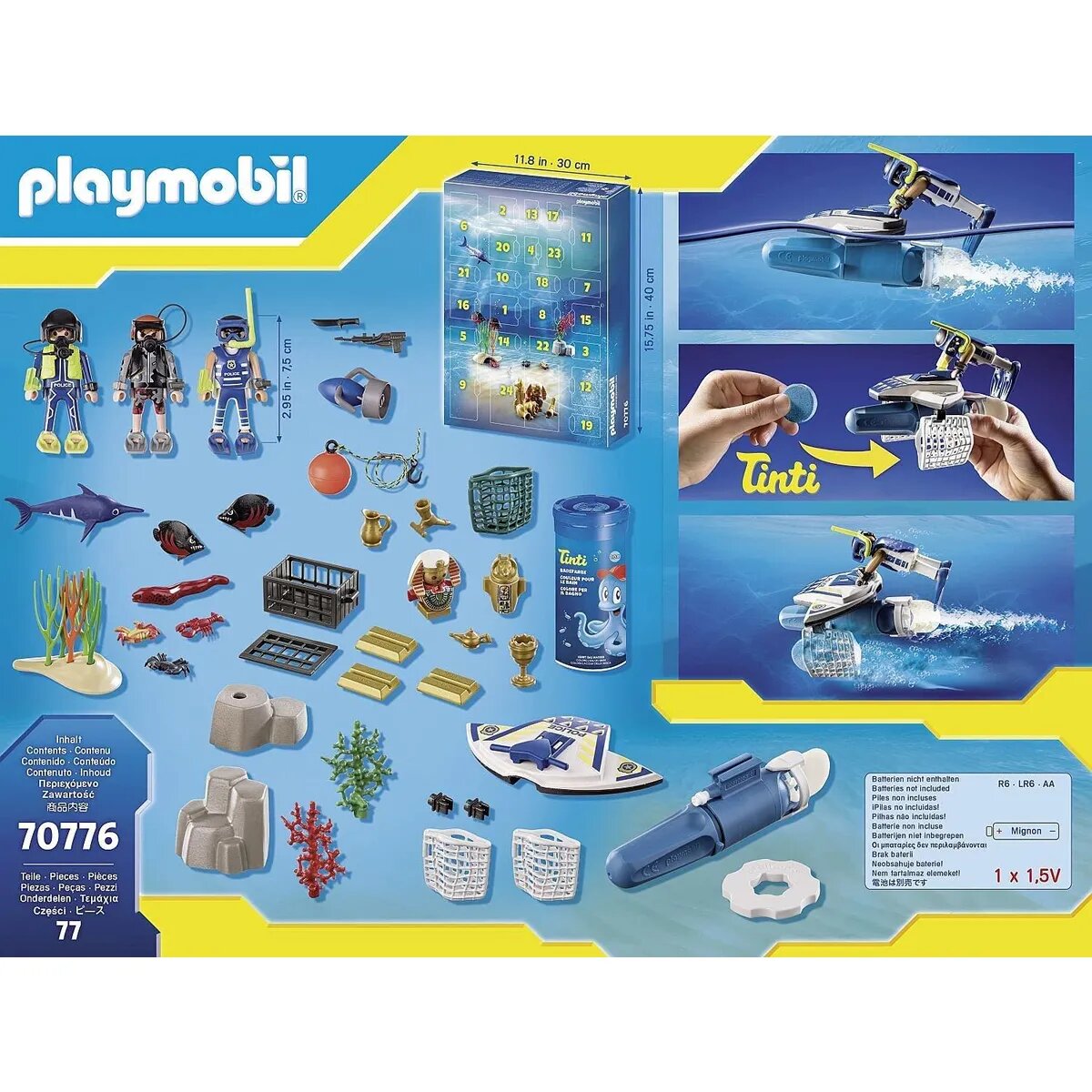 PLAYMOBIL® Adventskalender "Badespaß Polizeitaucheinsatz"