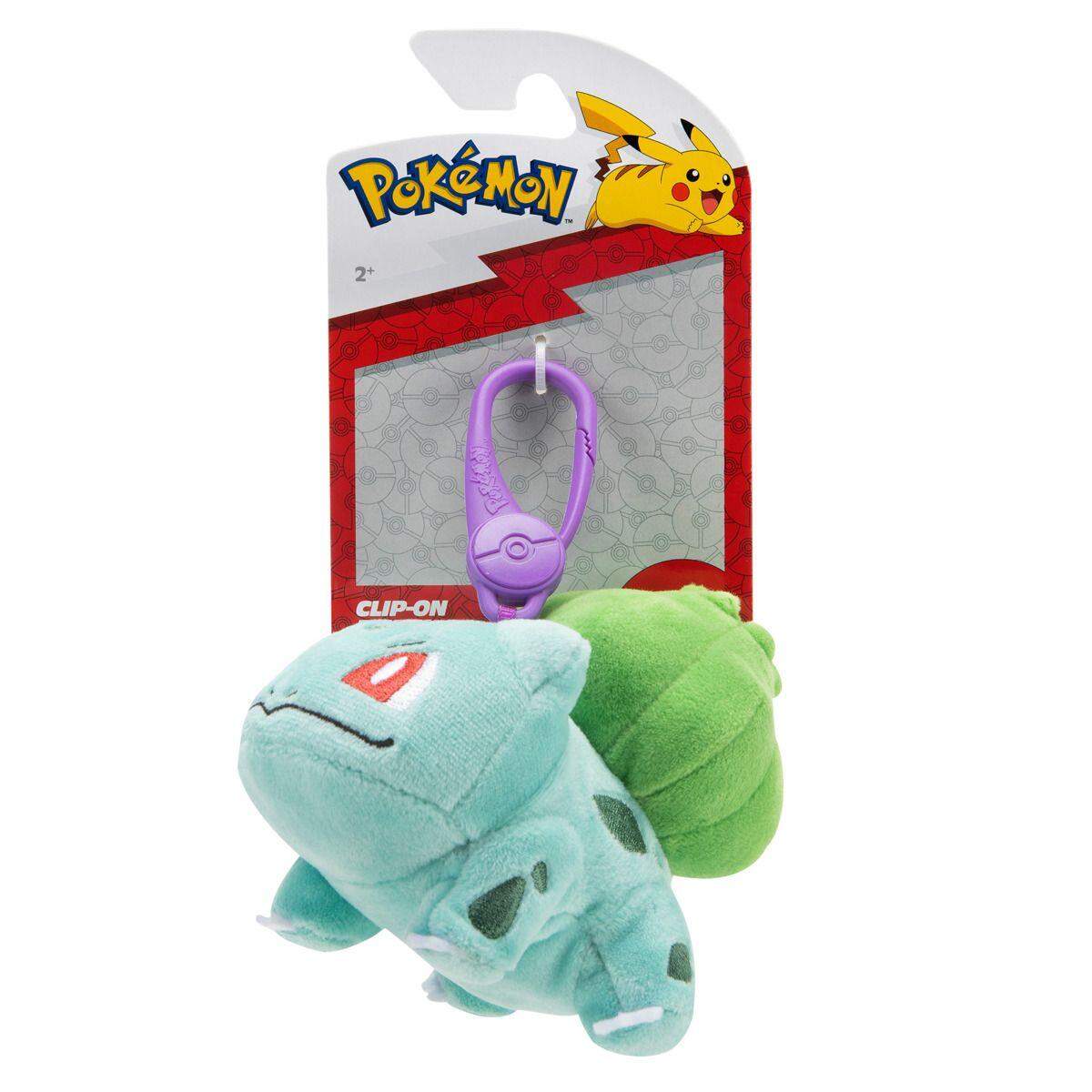 Pokemon Clip-On Plüsch 9 cm, 1 Stück, 4-fach sortiert