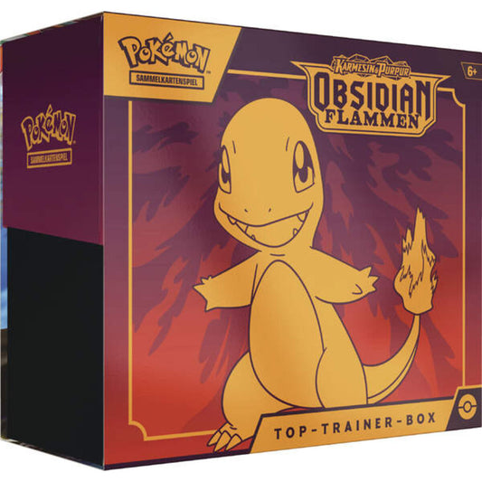 Pokemon Top-Trainer-Box Karmesin & Purpur - Obsidian Flammen