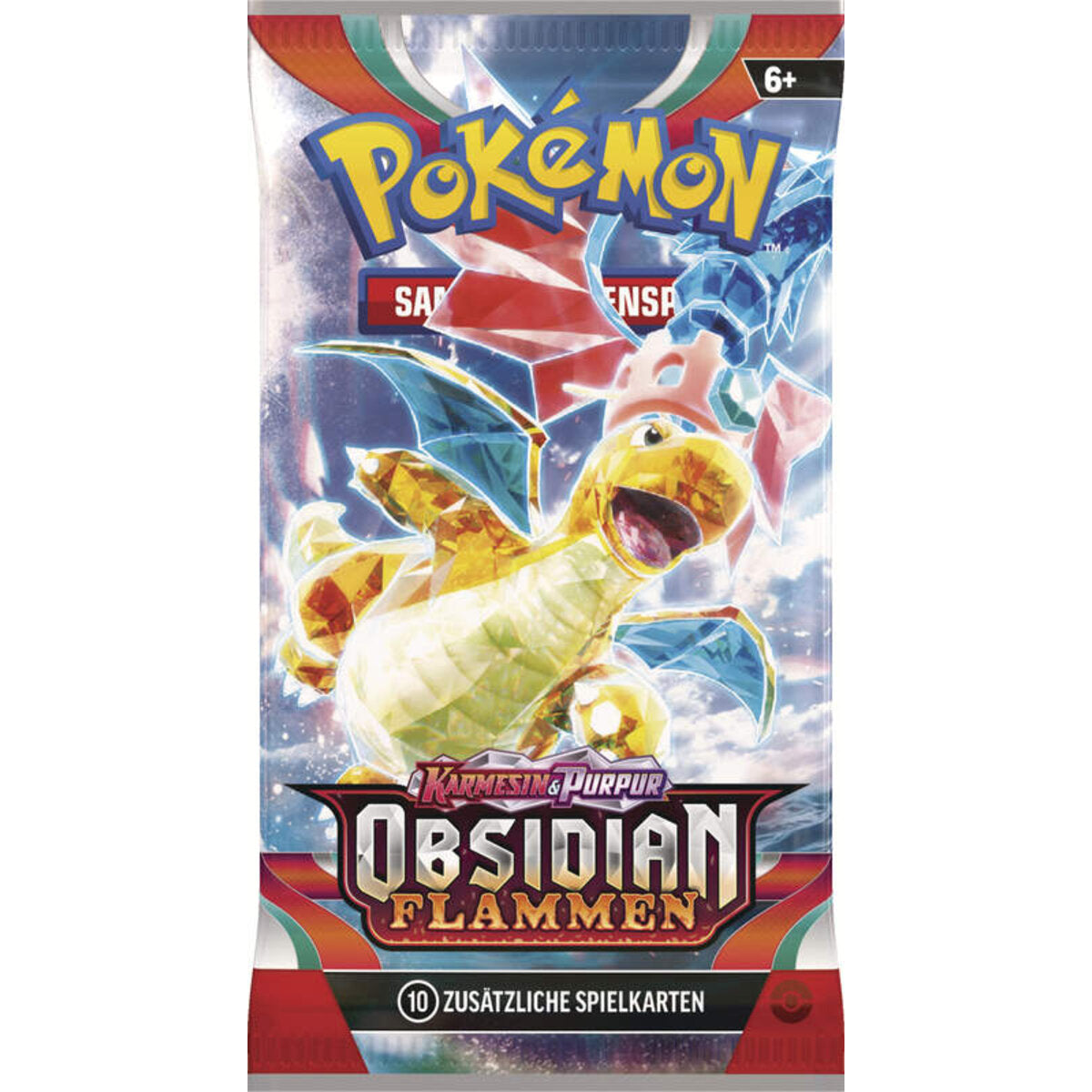 Pokemon Obsidian Flammen Booster, 1 Stück, Design sortiert