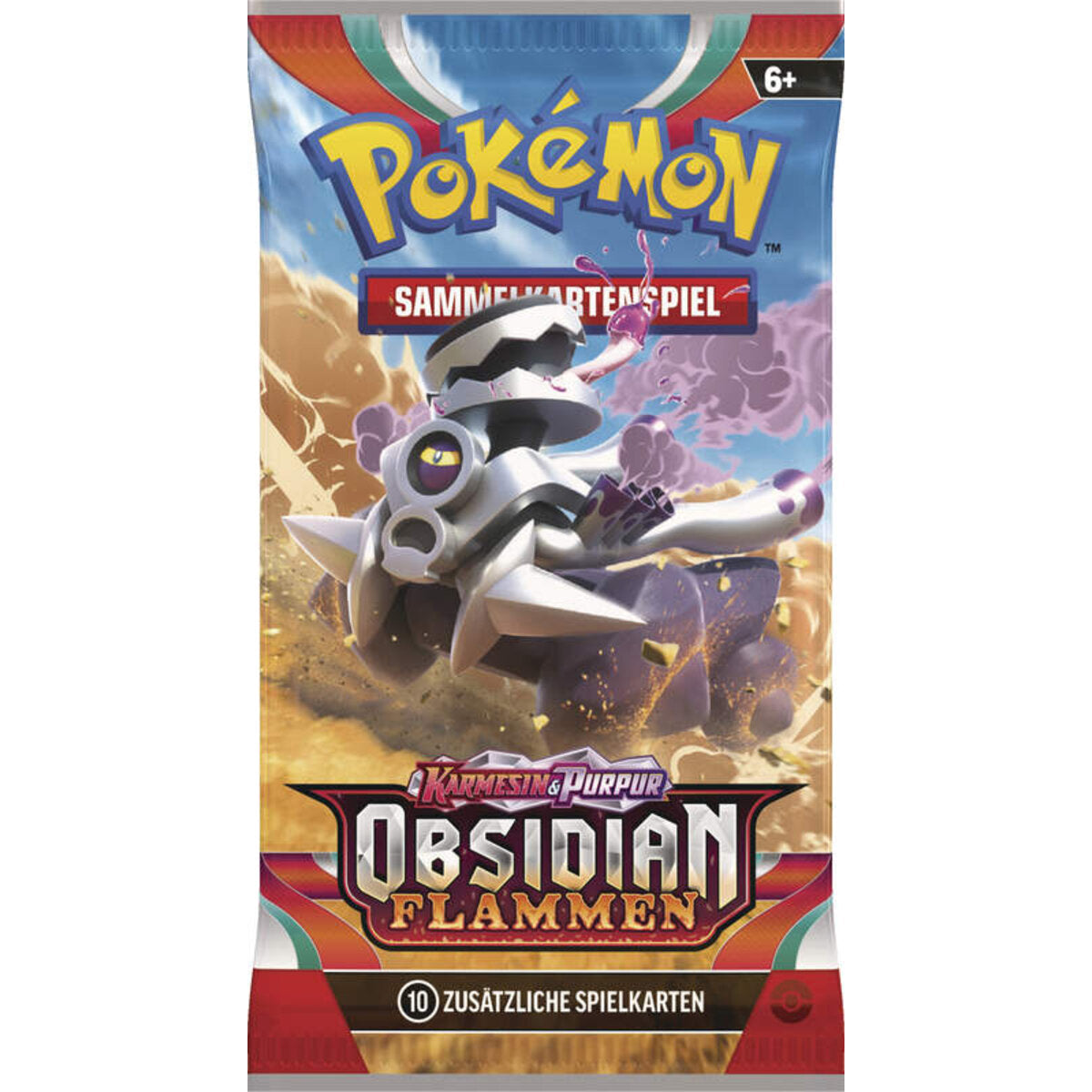 Pokemon Obsidian Flammen Booster, 1 Stück, Design sortiert