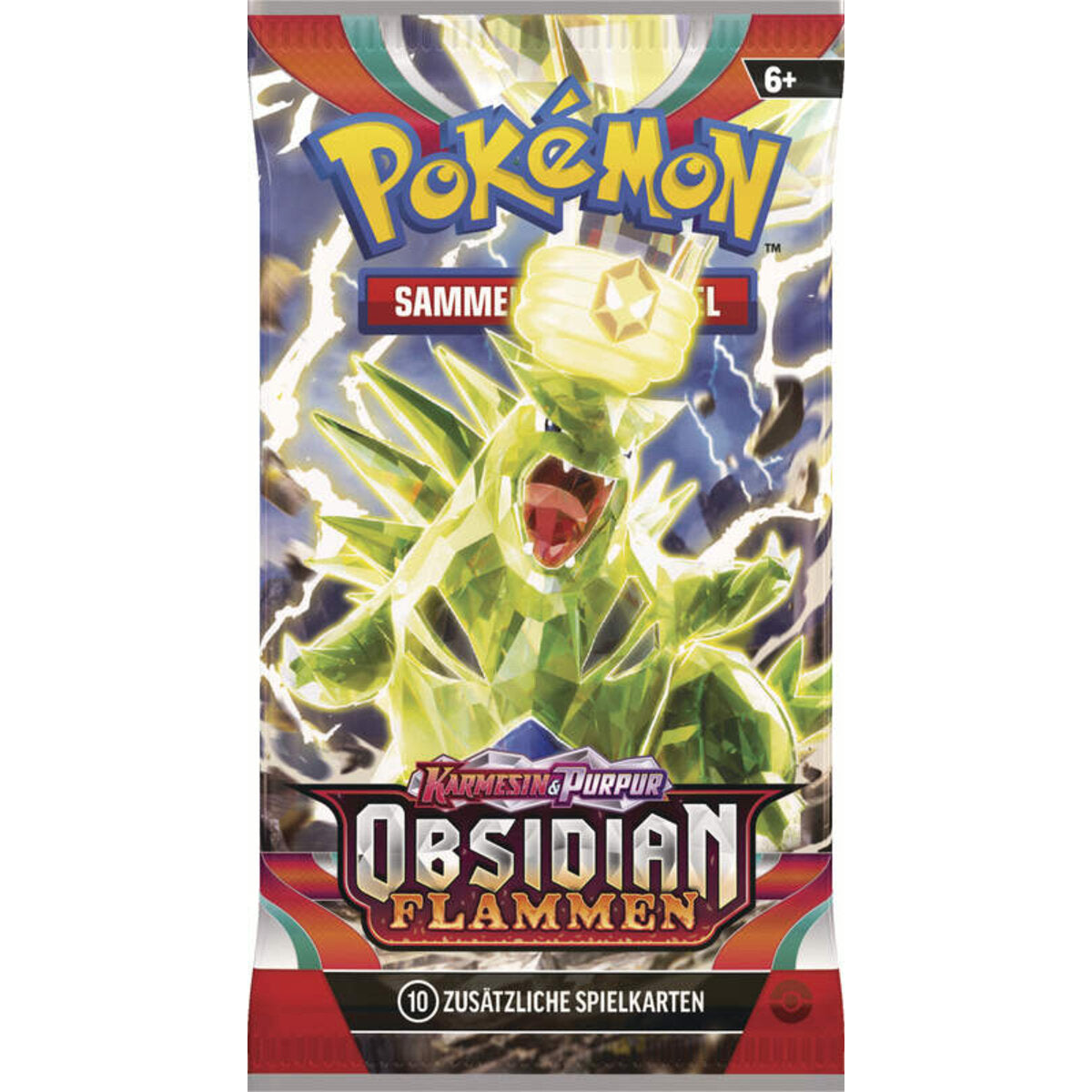 Pokemon Obsidian Flammen Booster, 1 Stück, Design sortiert