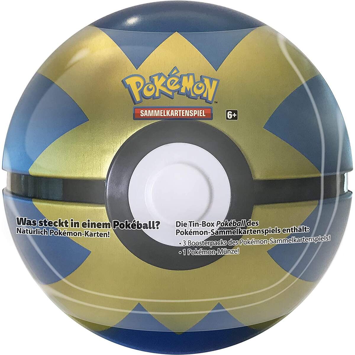 Pokemon Tin-Box Pokemon GO Pokéball, 1 Stück, 3-fach sortiert