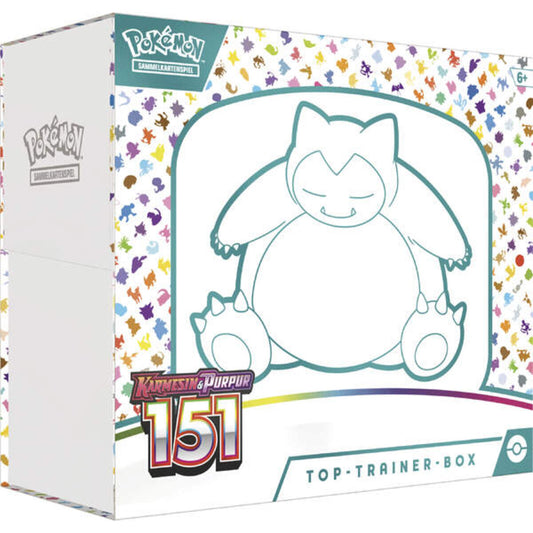 Pokemon Top-Trainer-Box Karmesin & Purpur – 151