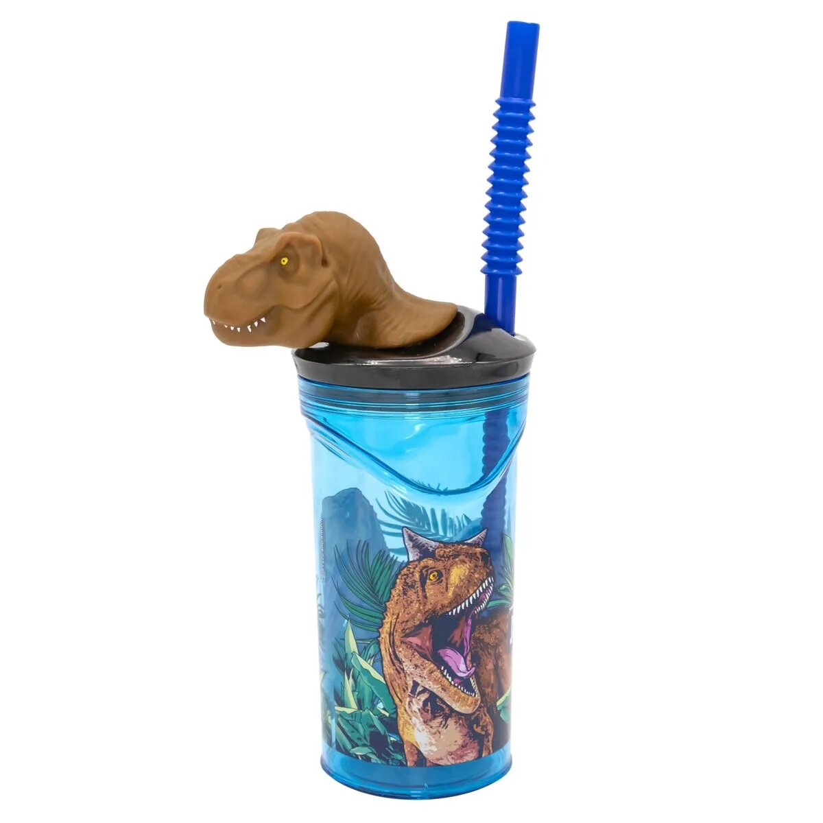 POS Alu Trinkbecher Jurassic World mit 3D Figur, 360 ml