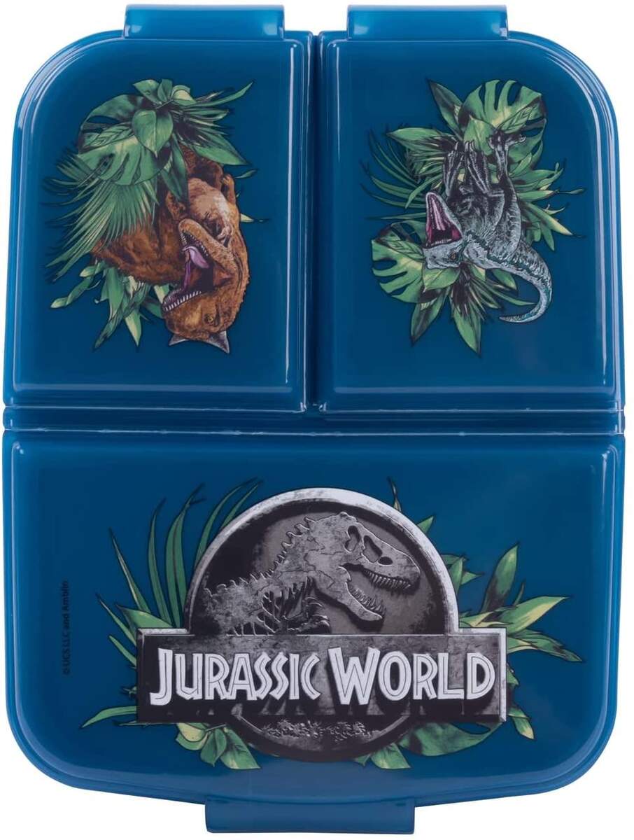 p:os Brotdose Jurassic World, 3 Fächer