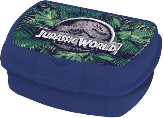 p:os Brotdose Jurassic World, blau