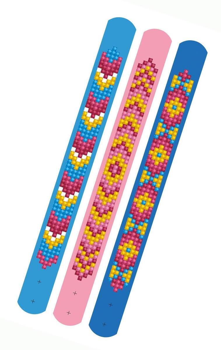 Pracht Diamond Dotzies Armbänder 3er Set Wellen