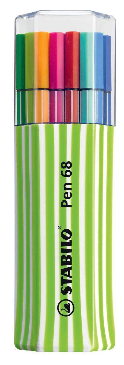 Premium-Filzstift - STABILO Pen 68 - 15er Single-Pack - mit 15 verschiedenen Farben