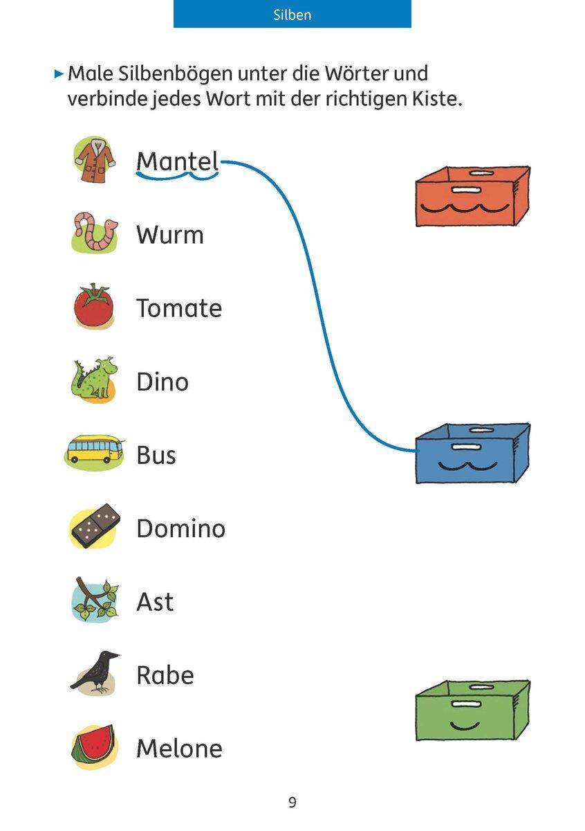 Quer durch die 1. Klasse, Lesen üben - A5-Übungsblock