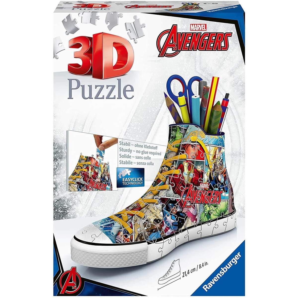 Ravensburger 3D Puzzle - Sneaker Avengers, 108 Teile