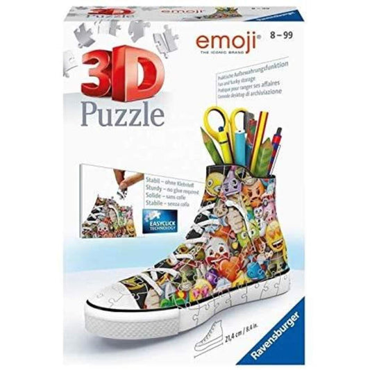 Ravensburger 3D Puzzle - Emoji Sneaker, 108 Teile