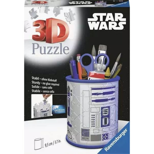 Ravensburger 3D Puzzle - Utensilo - Star Wars R2D2, 57 Teile