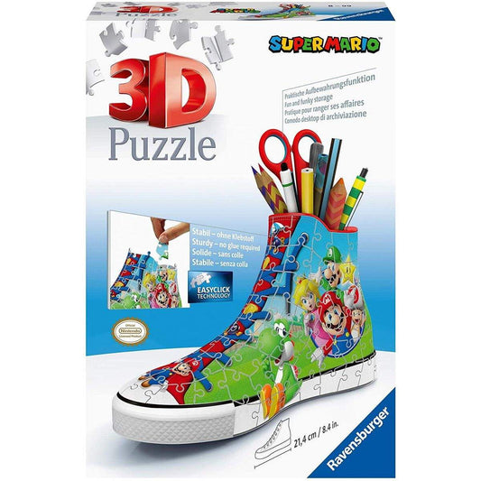 Ravensburger 3D Puzzle - Super Mario Sneaker, 108 Teile