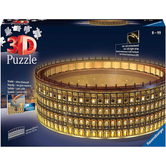 Ravensburger 3D Puzzle - Kolosseum bei Nacht, 216 Teile