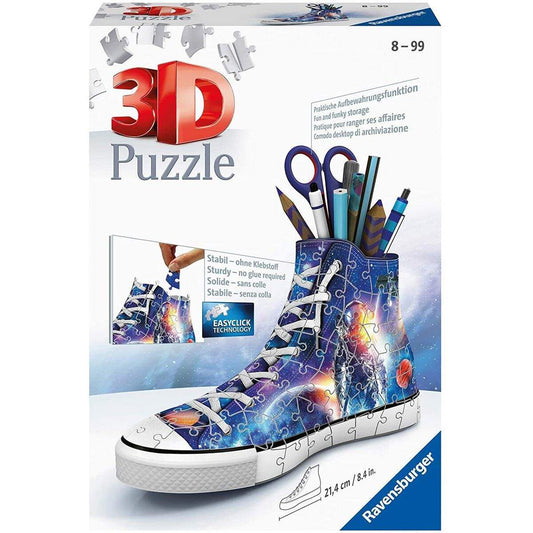 Ravensburger 3D Puzzle - Sneaker Astronauten, 108 Teile