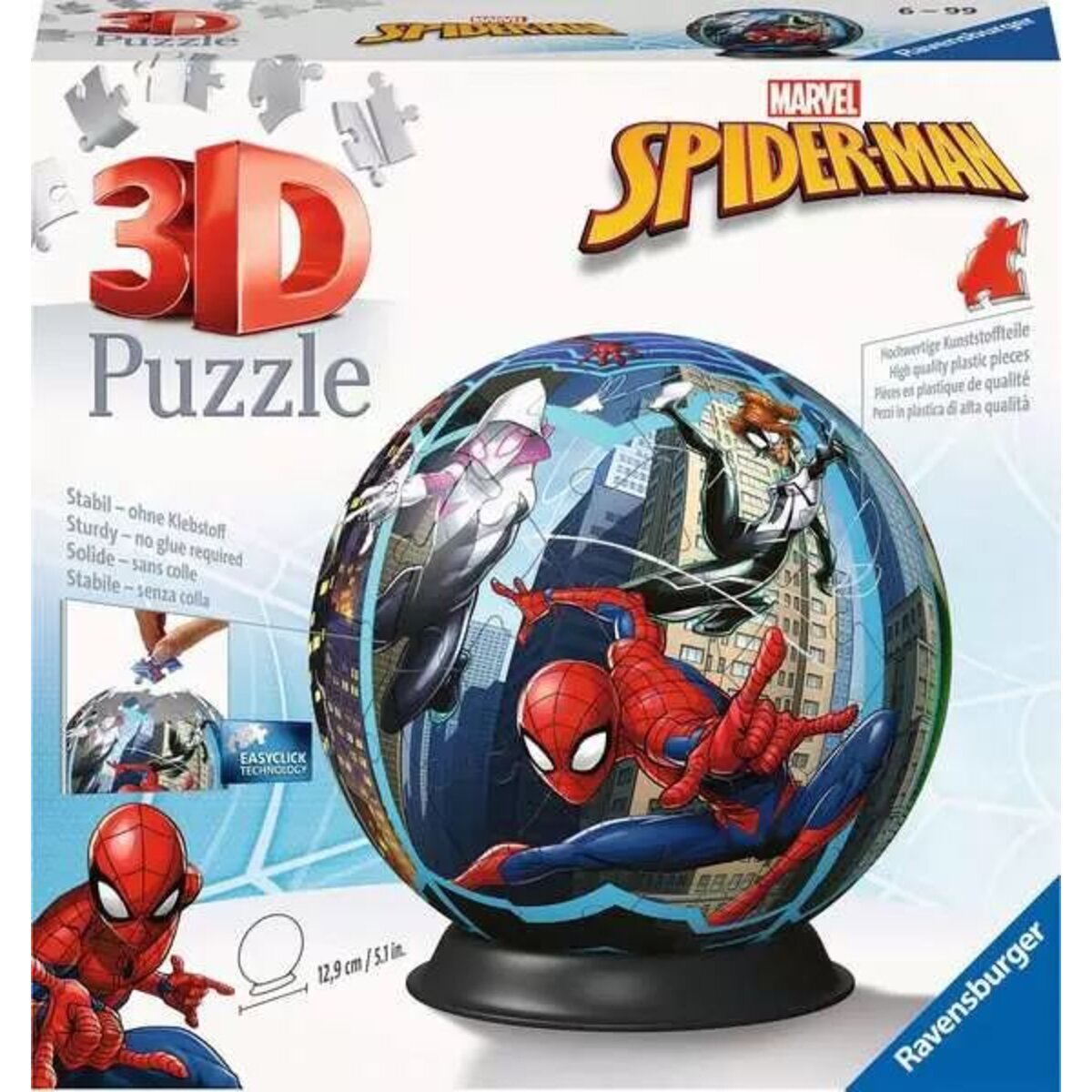 Ravensburger 3D Puzzle - Spiderman, 73 Teile