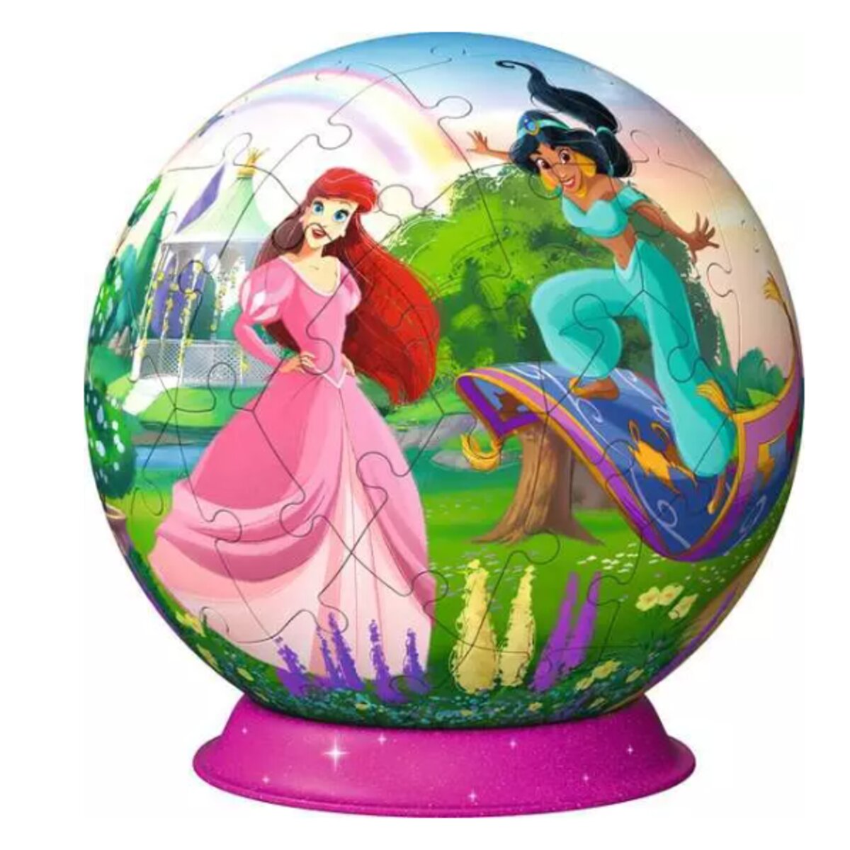 Ravensburger 3D Puzzle Ball Puzzle-Ball Disney Princess, 72 Teile