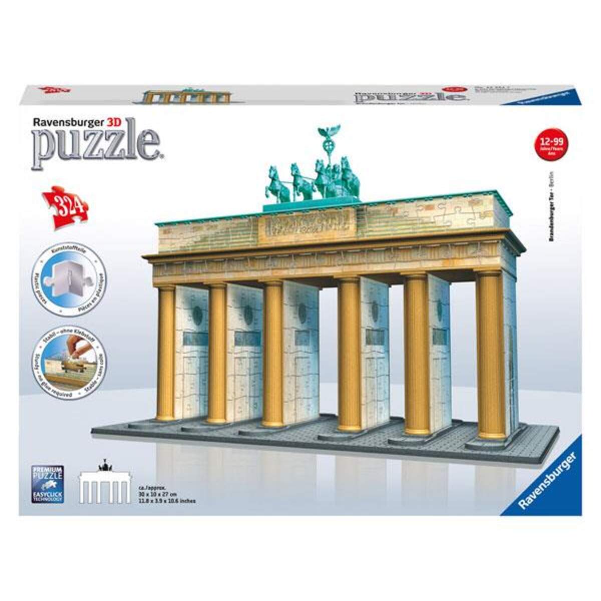 Ravensburger 3D Puzzle Brandenburger Tor, 432 Teile