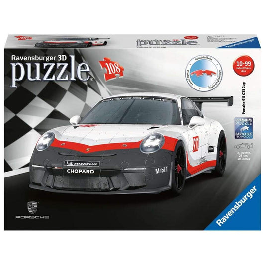 Ravensburger 3D Puzzle Porsche 911 GT3 Cup, 108 Teile