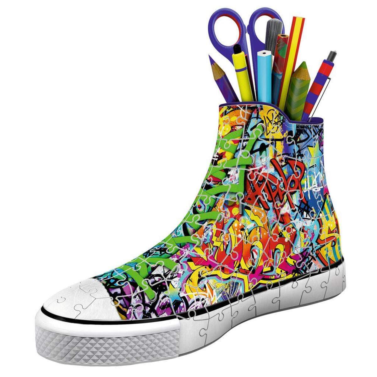 Ravensburger 3D Puzzle Sneaker Graffiti Style, 108 Teile