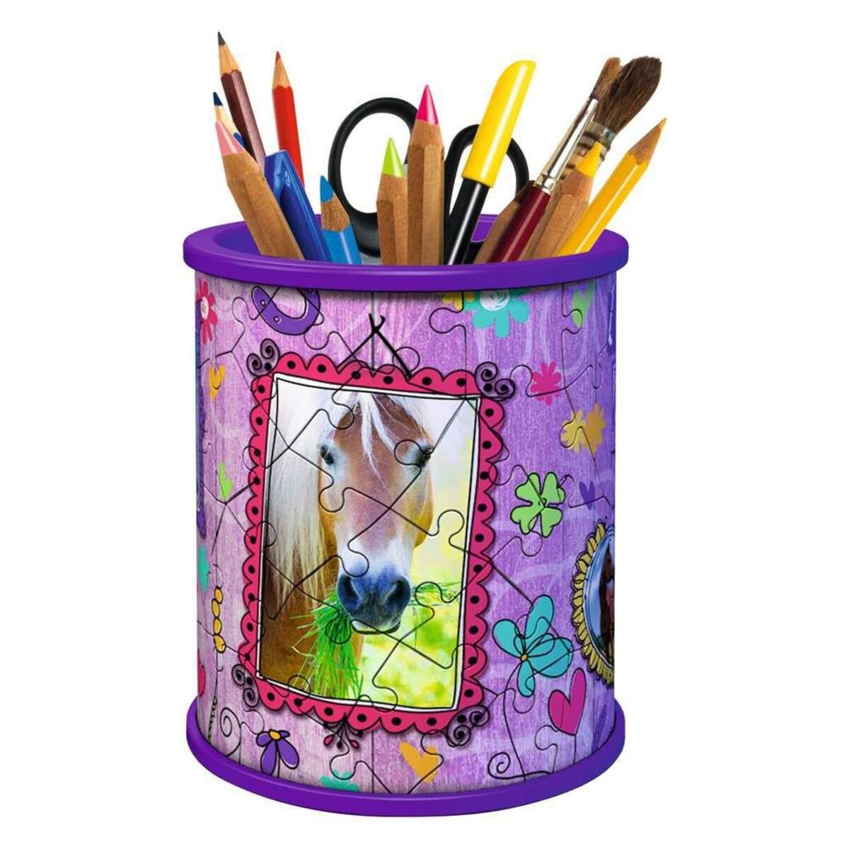 Ravensburger 3D Puzzle Utensilo Pferde, 54 Teile