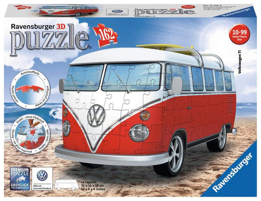 Ravensburger 3D Puzzle VW Bus T1 Surfer Edition, 162 Teile