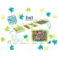 Ravensburger 3in1 Organizer 13265 - Kinderpuzzle Organizer Grün