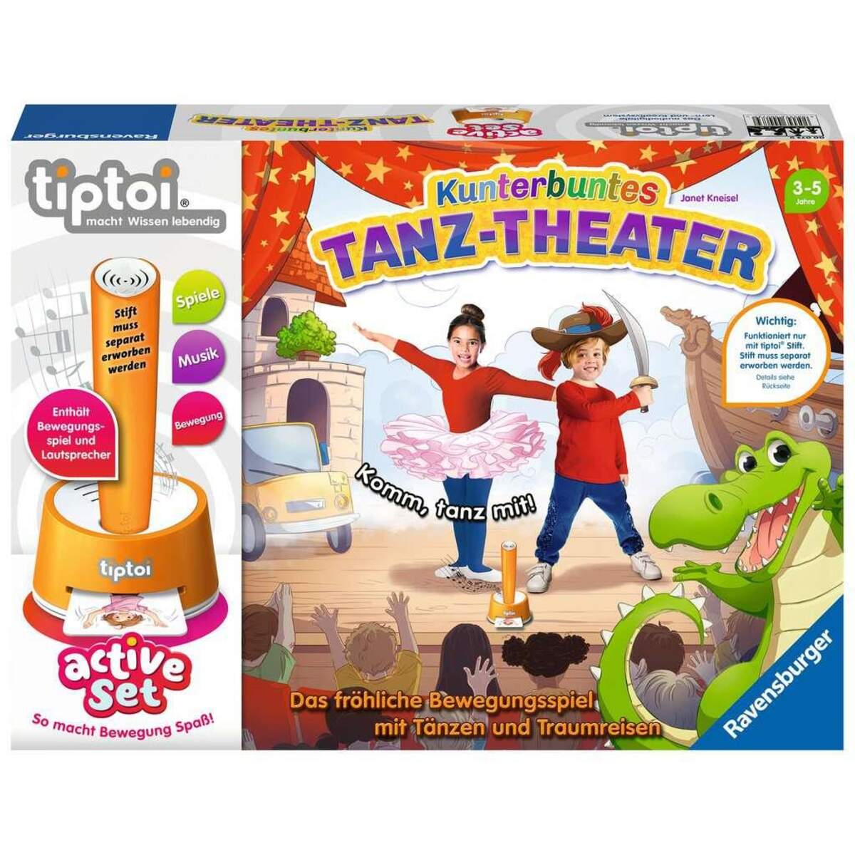 Ravensburger active Set Kunterbuntes Tanz-Theater