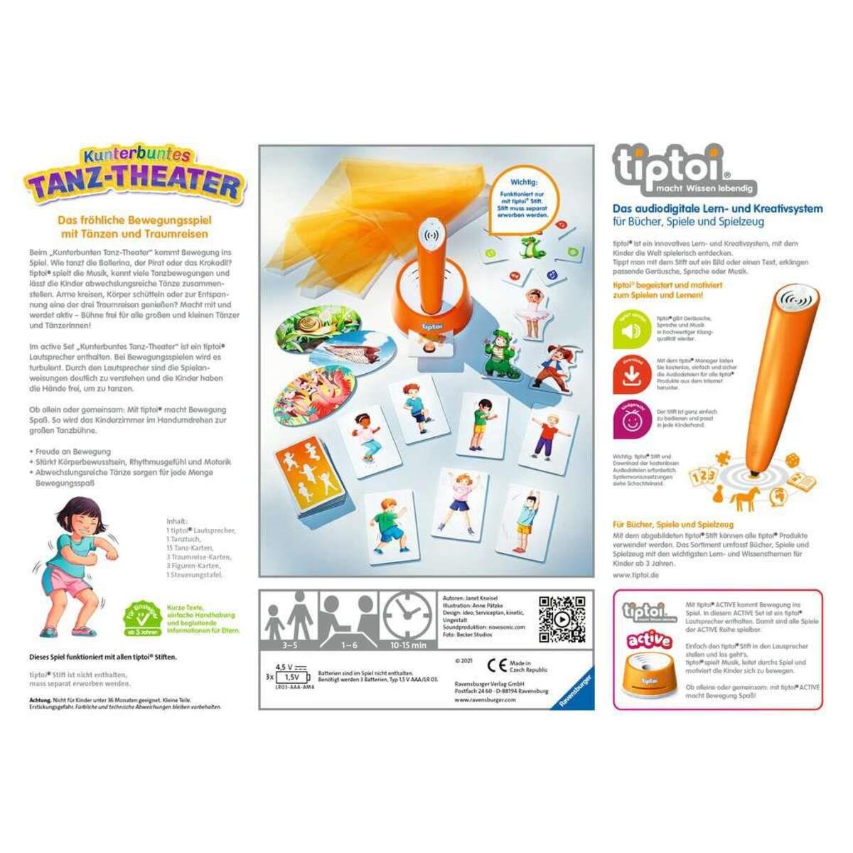Ravensburger active Set Kunterbuntes Tanz-Theater