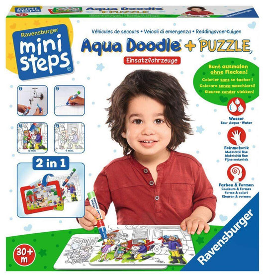 Ravensburger Aqua Doodle® Puzzle: Einsatzfahrzeuge