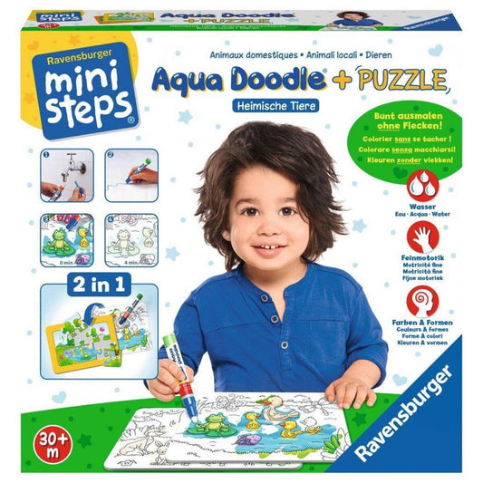 Ravensburger Aqua Doodle® Puzzle: Heimische Tiere
