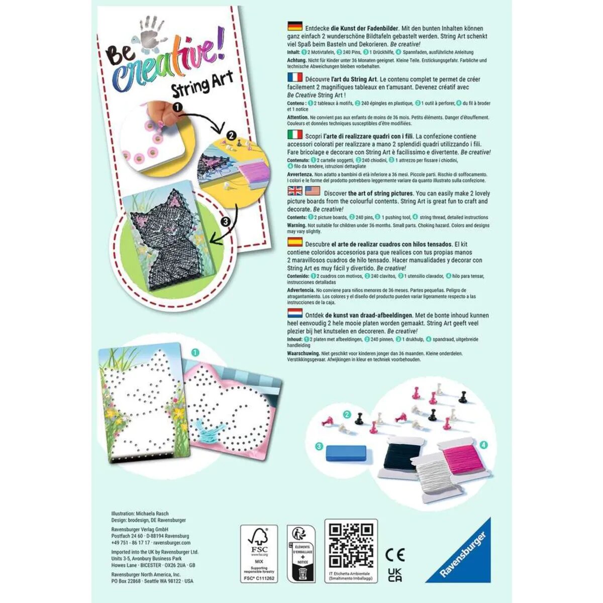 Ravensburger Be creative - String Art Cats