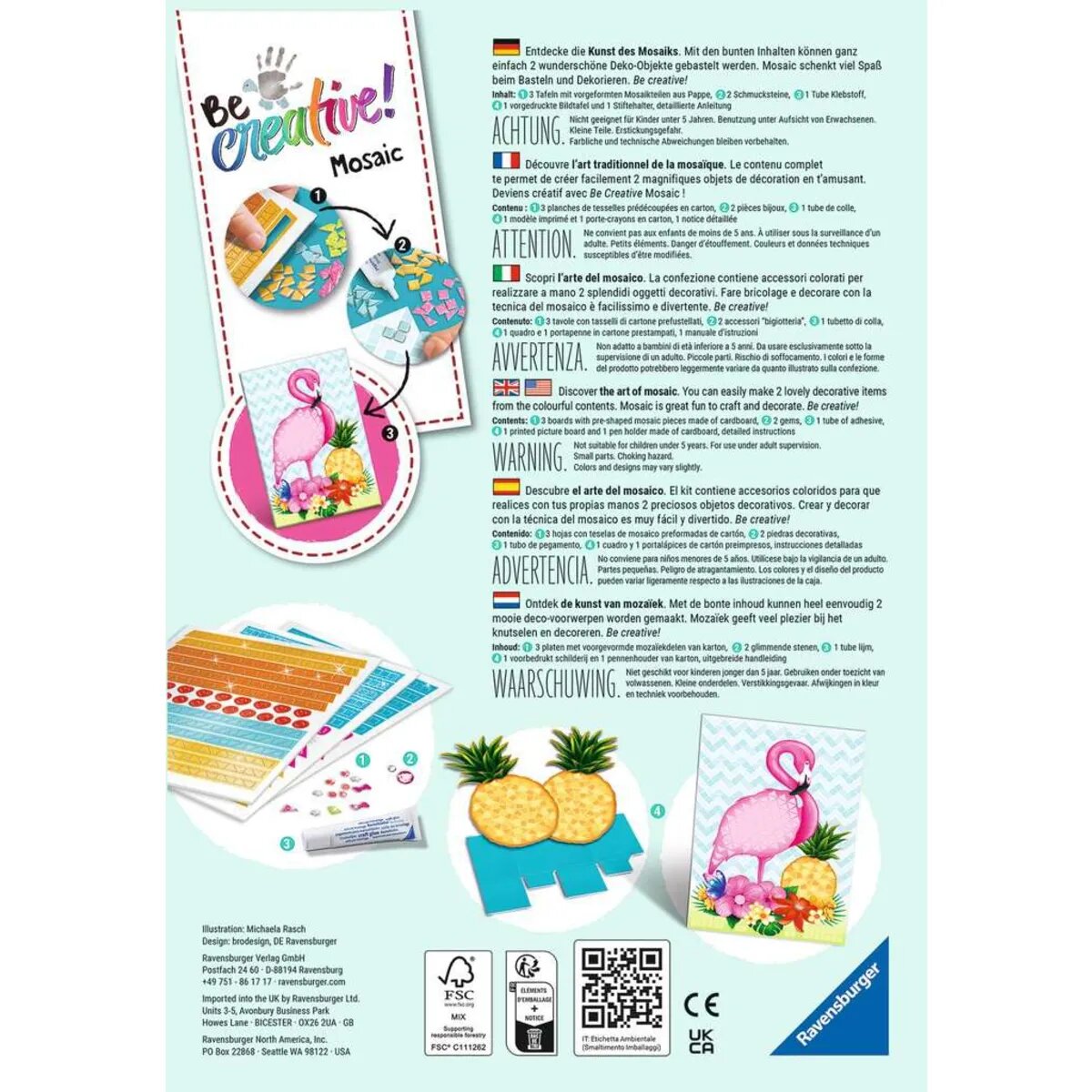Ravensburger Be creative - Mosaic Tropical
