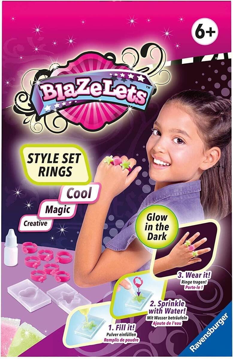 Ravensburger Blaz.Style Set Rings Glow in the dark