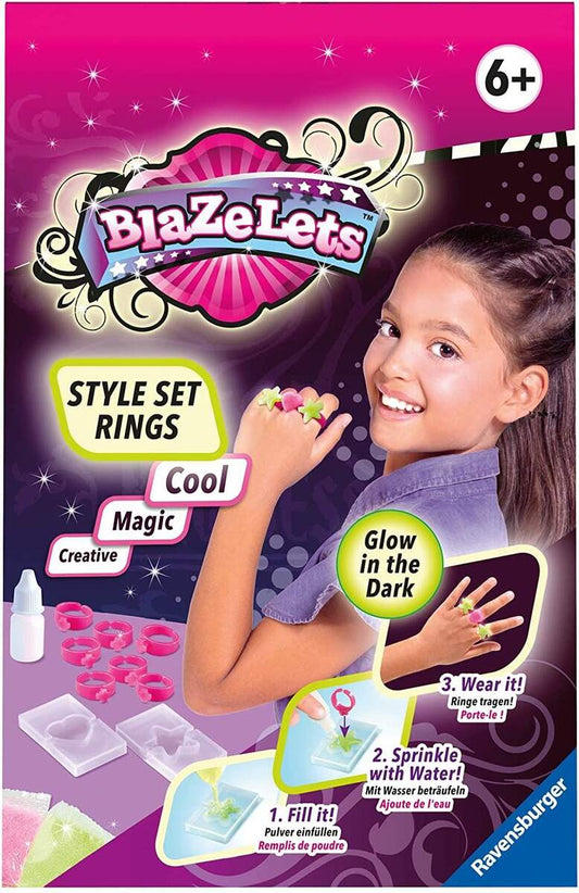 Ravensburger Blaz.Style Set Rings Glow in the dark