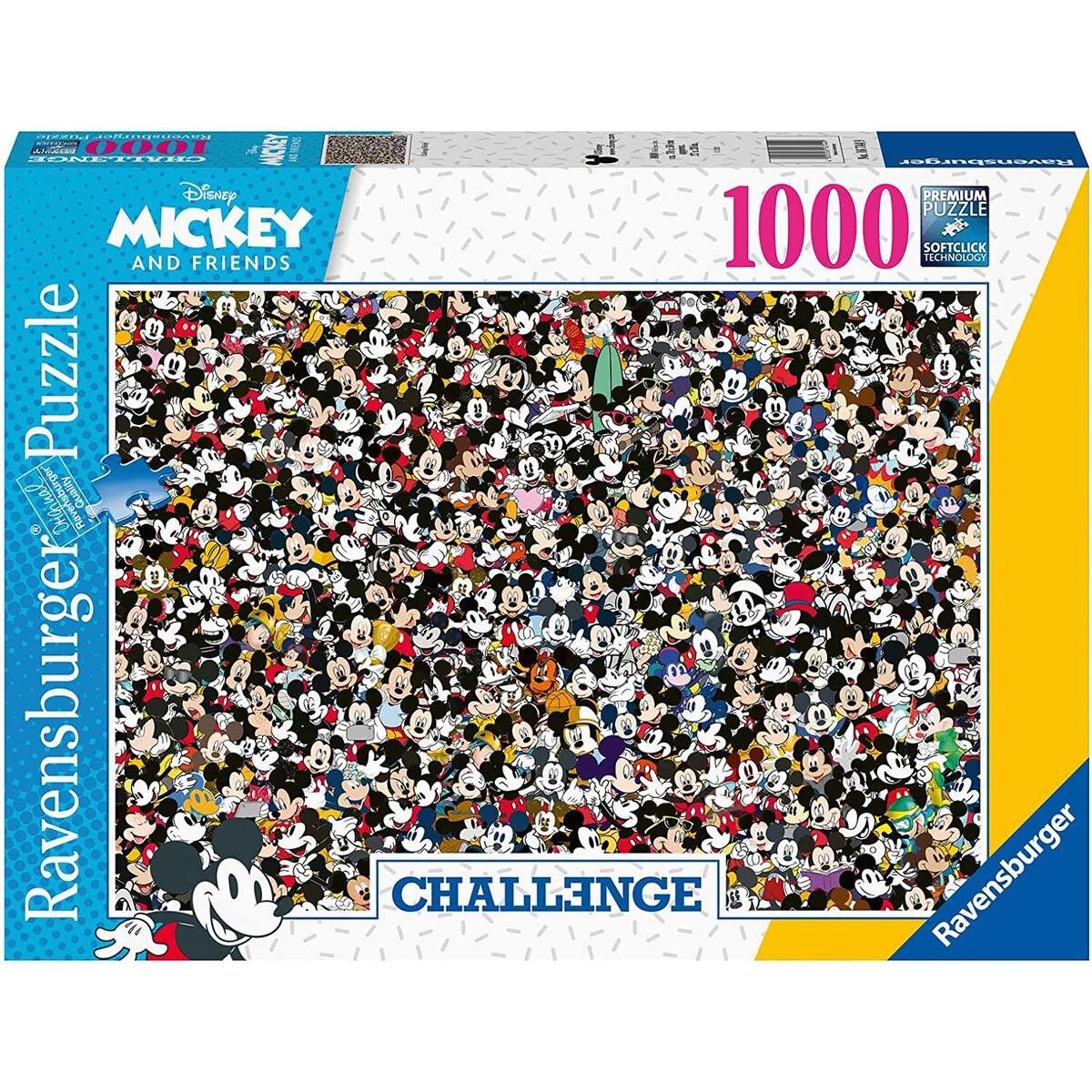 Ravensburger Challenge Puzzle - Mickey Maus, 1000 Teile