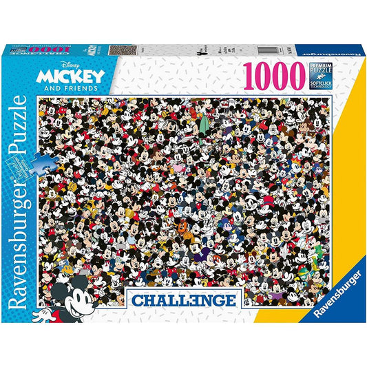 Ravensburger Challenge Puzzle - Mickey Maus, 1000 Teile