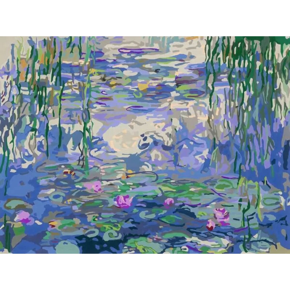 Ravensburger CreArt ART Collection: Waterlilies (Monet) - Malen nach Zahlen für Erwachsene