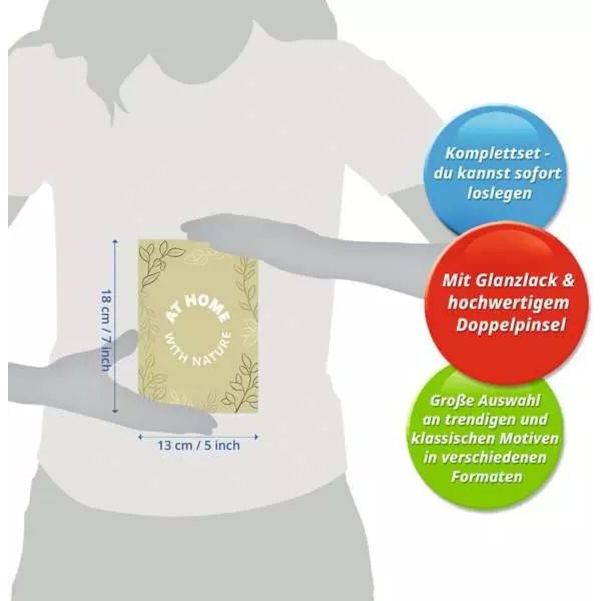Ravensburger CreArt At home with Nature - Malen nach Zahlen für Erwachsene