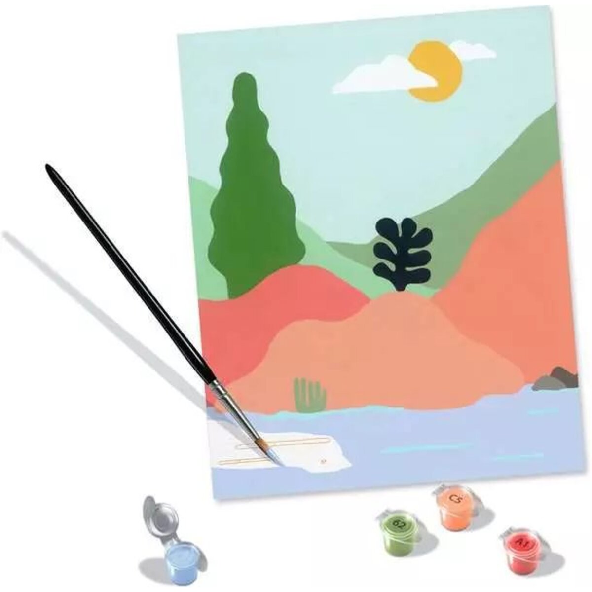 Ravensburger CreArt At the Lake - Malen nach Zahlen für Erwachsene