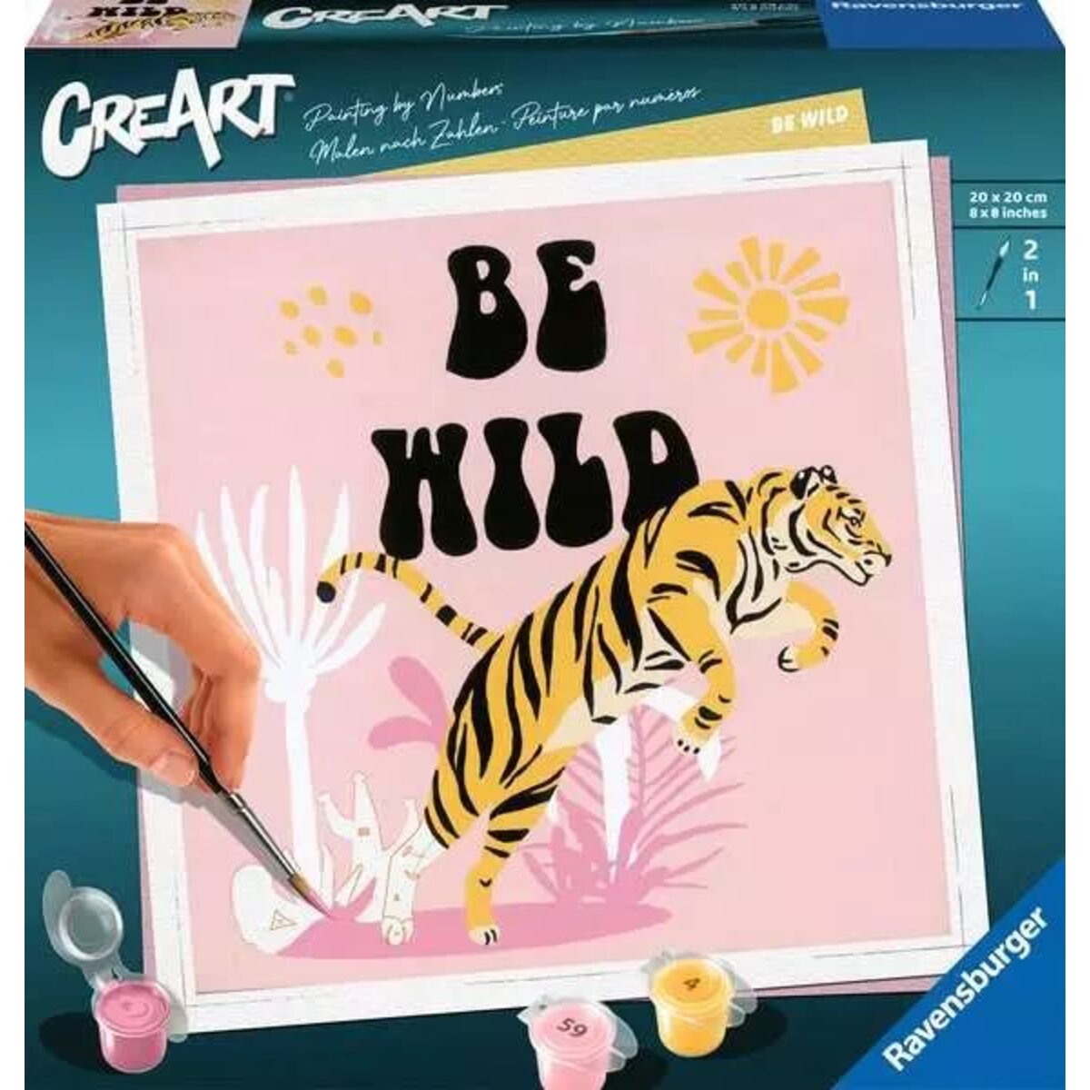 Ravensburger CreArt Be Wild - Malen nach Zahlen für Erwachsene