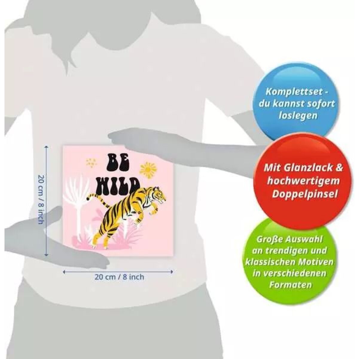 Ravensburger CreArt Be Wild - Malen nach Zahlen für Erwachsene