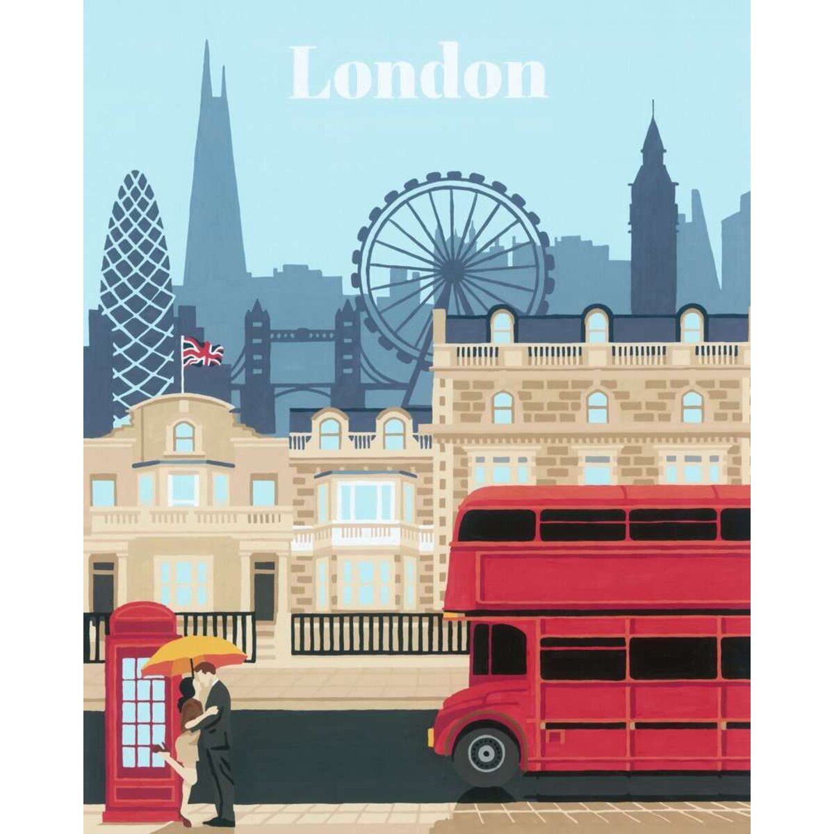 Ravensburger CreArt Colorful London - Malen nach Zahlen für Erwachsene